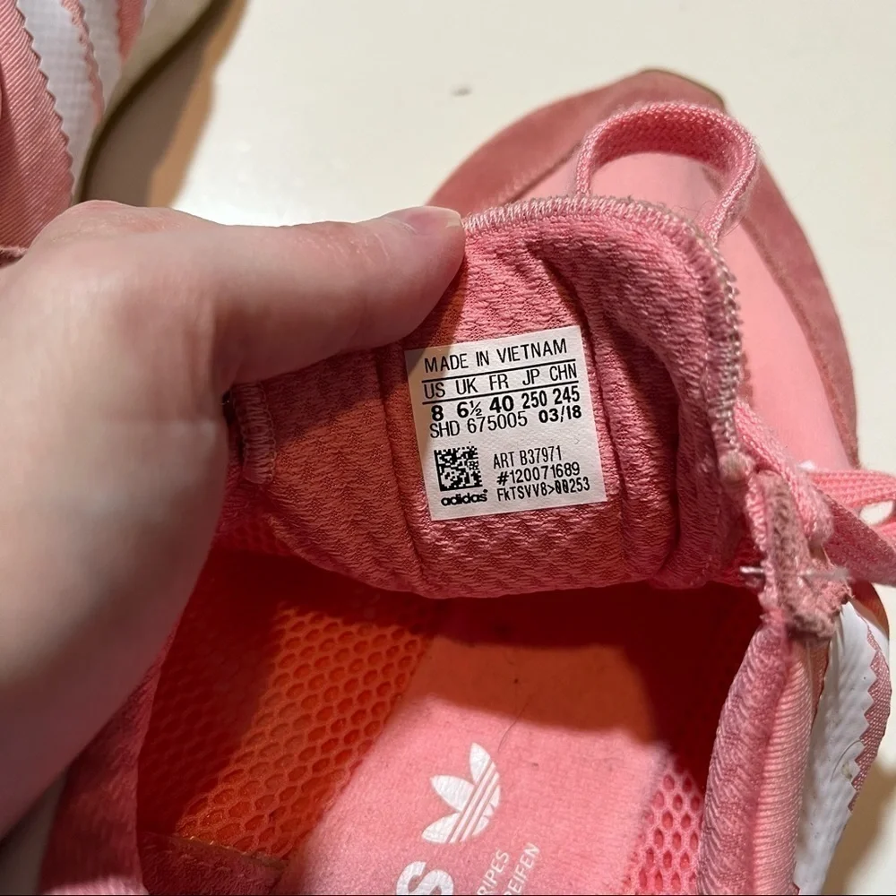Adidas I-5923 Super Pop Womens Sz 8 B37971 Pink.